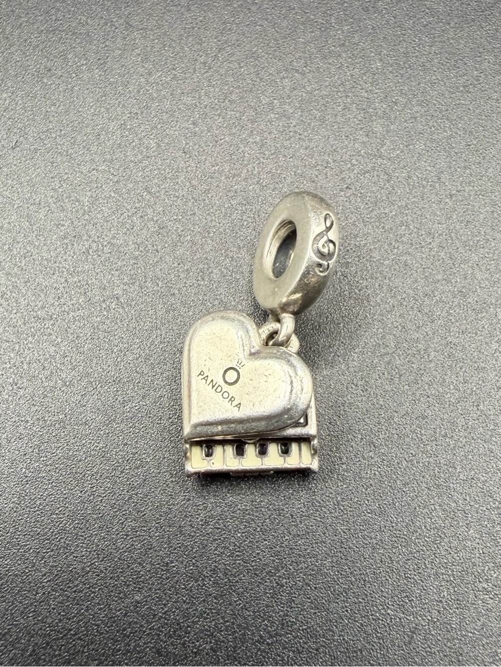 Pandora 925 Sterling Silver Baby Grand Piano Charm Jewelry Silver